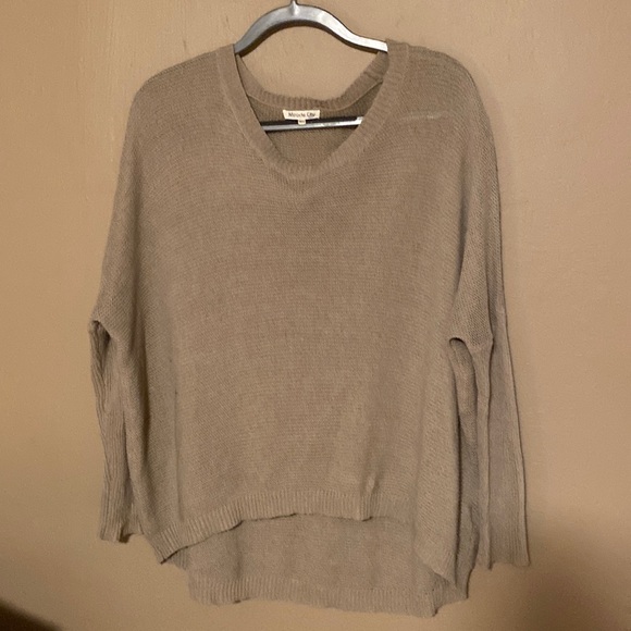 Tan Knitted Sweater / Pullover - Picture 1 of 3